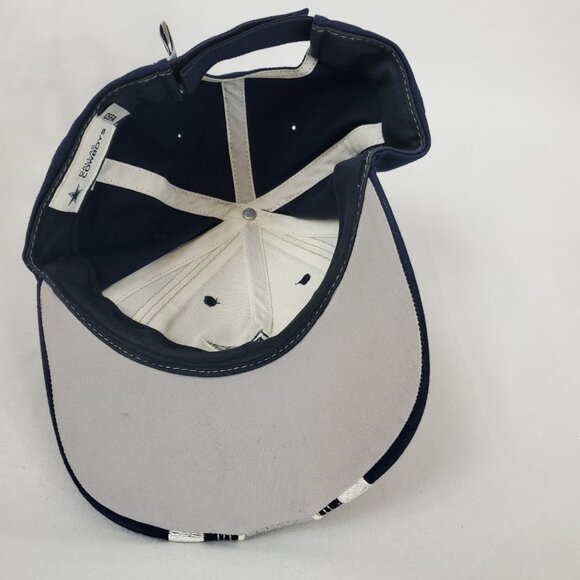 Dallas Cowboys Navy Blue/Grey Embroidered Logo Ball Cap OSFA Mesh - Picture 7 of 11